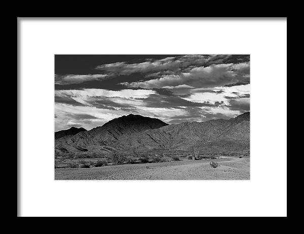 Yuma Framed Print featuring the photograph Sunset Over Yuma Mountain by TM Schultze