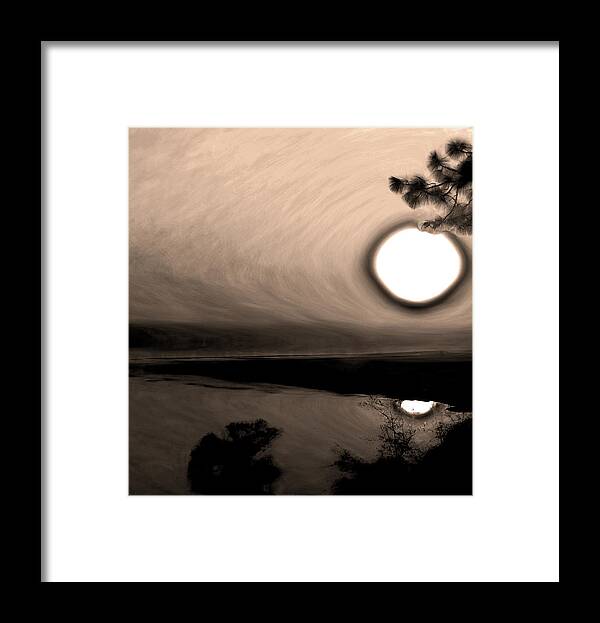 Sunset Framed Print featuring the photograph Sunset Reflection by Gina O'Brien