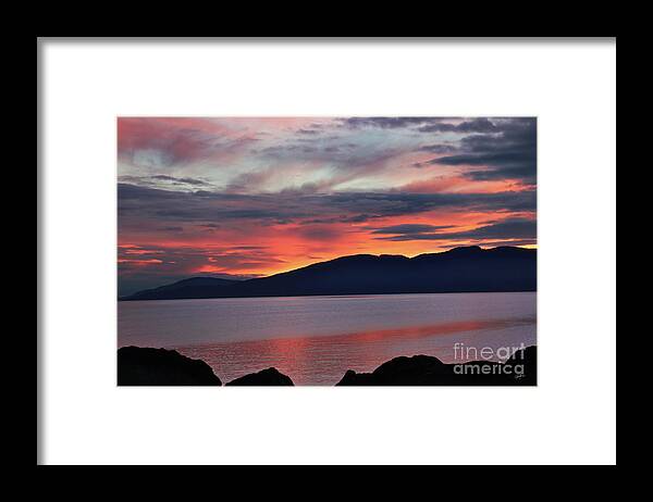 Sunset Framed Print featuring the photograph Sunset Serenade by Cheryl Rose