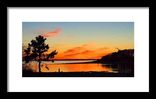 Sunset Framed Print featuring the photograph Sunset Serenity by Bruce Gannon