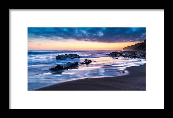 Beach Framed Print featuring the photograph Sunset Shine by Jason Roberts