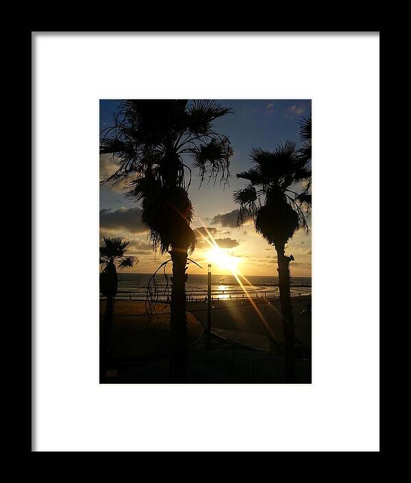 Sunset Framed Print featuring the photograph Sunset.Tel.Aviv by A MiL