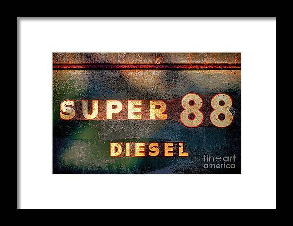 Oliver Framed Print featuring the photograph Super 88 Diesel by Olivier Le Queinec