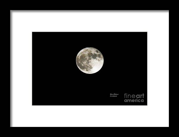 Moon Framed Print featuring the photograph Super Moon 2016 by Yumi Johnson