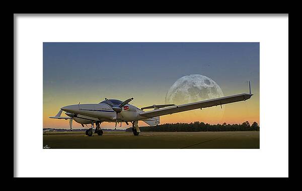 Morning Framed Print featuring the photograph Super Moon Morning by Phil And Karen Rispin