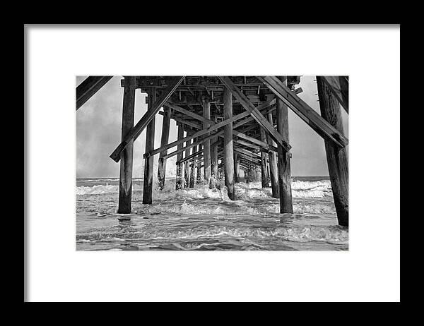 Topsail Framed Print featuring the photograph Jolly Roger Pier A Dreamer's Day by Betsy Knapp
