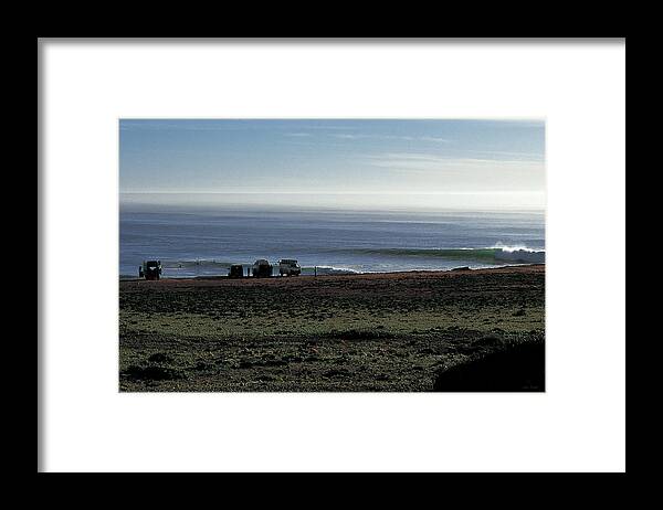 Surf Framed Print featuring the photograph Surf on the doorstep by Julian Wicksteed