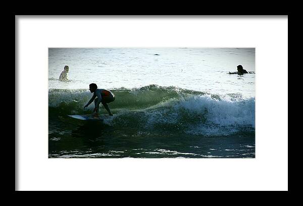 Surf Framed Print featuring the photograph Surf by Stephanie Haertling
