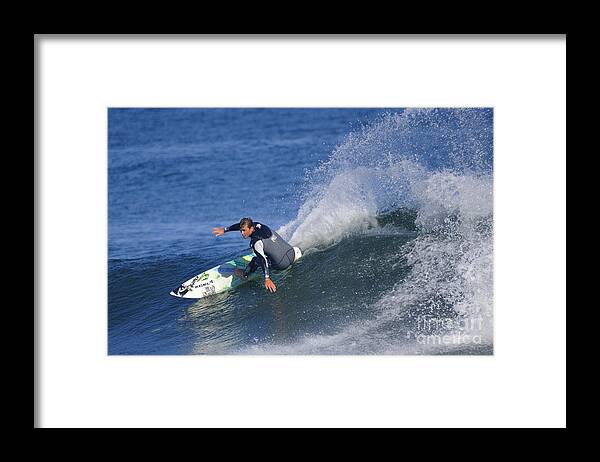 Surfer Framed Print featuring the photograph Surfer by Marc Bittan