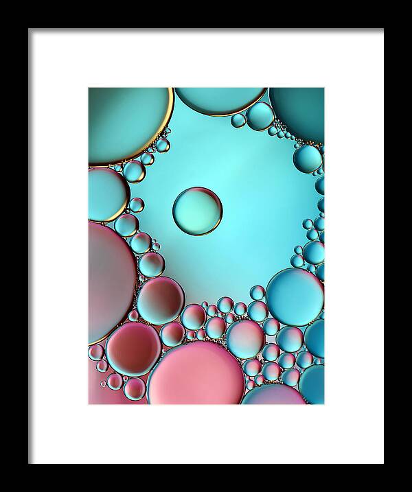 Macro Framed Print featuring the photograph Surrounded Or Protected ? by Heidi Westum