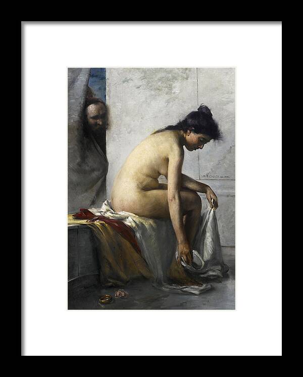 Lovis Corinth Framed Print featuring the painting Susanna in the Bath by Lovis Corinth