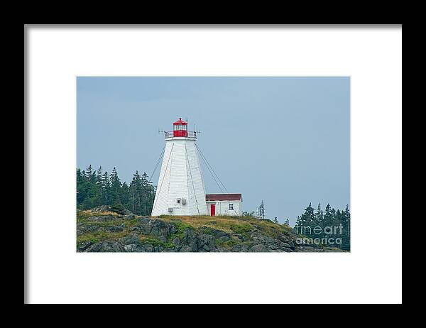 Lighthouse Framed Print featuring the photograph Swallowtail Lighthouse by Thomas Marchessault