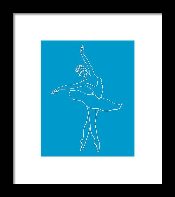 Swan Lake Framed Print featuring the painting Swan Lake Dance by Irina Sztukowski