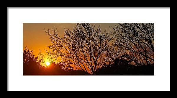 Sunset Framed Print featuring the photograph Sway by HweeYen Ong