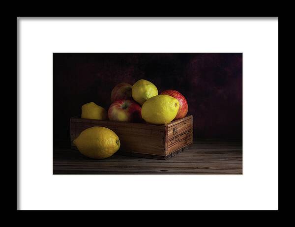 Apple Framed Print featuring the photograph Sweet and Sour Fruits Still Life by Tom Mc Nemar
