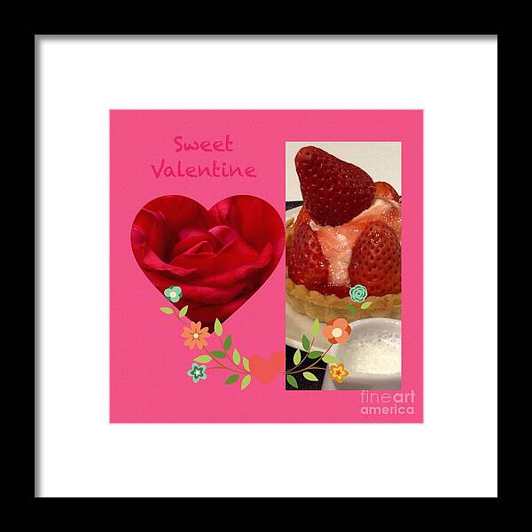 Valentine's Day Framed Print featuring the photograph Sweet Valentine by Joan-Violet Stretch