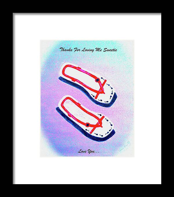 All Products Framed Print featuring the painting Sweetie by Lorna Maza