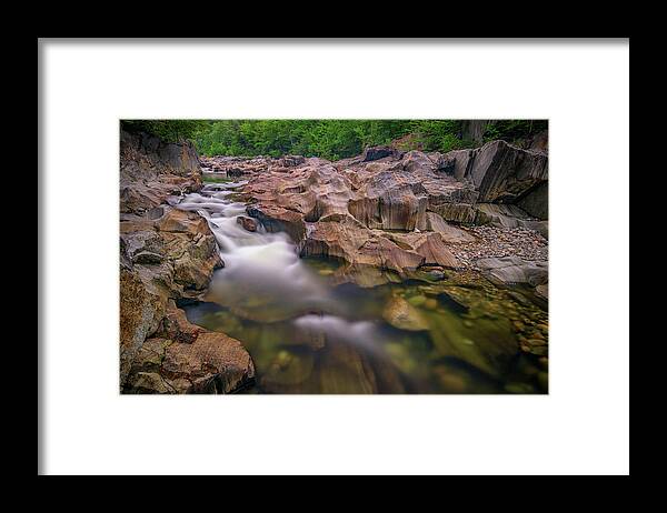 Coos Canyon Framed Print featuring the photograph Swift River In Coos Canyon by Rick Berk