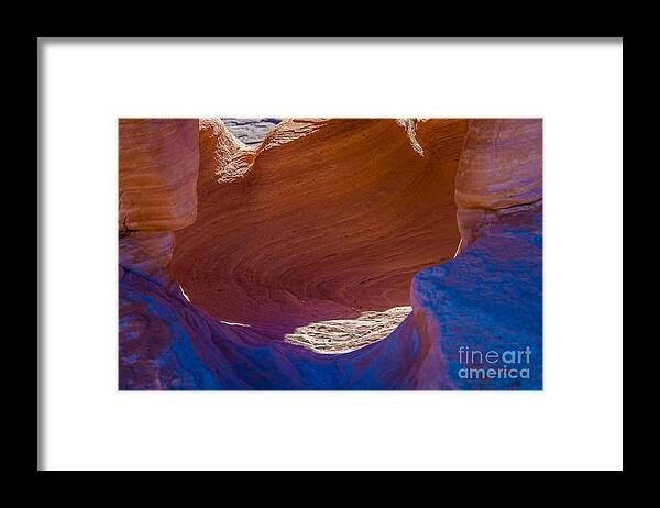 Valley Of Fire Framed Print featuring the photograph Swirls by Stephen Whalen