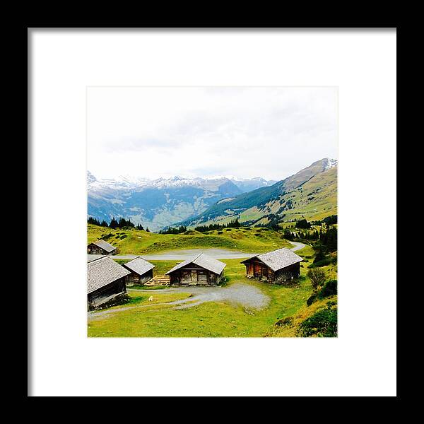 Zermatt Framed Print featuring the photograph Swiss mountain view by Sue Morris
