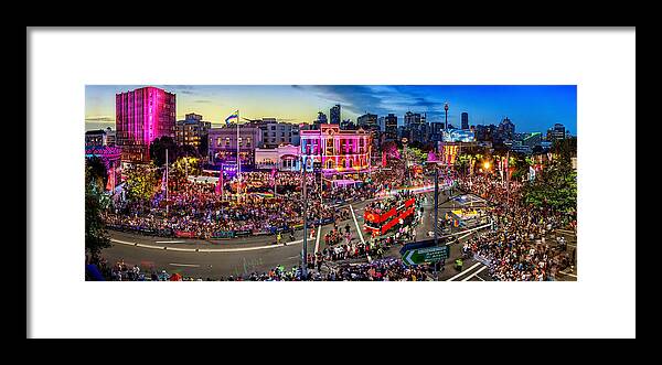 Sydney Framed Print featuring the photograph Sydney Mardi Gras Parade by Az Jackson