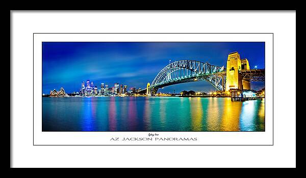 Sydney Framed Print featuring the photograph Sydney Icons Poster Print by Az Jackson
