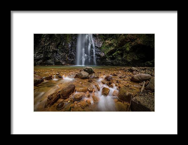 Waterfalls Framed Print featuring the photograph Syndicate Falls 2 by Gary Felton