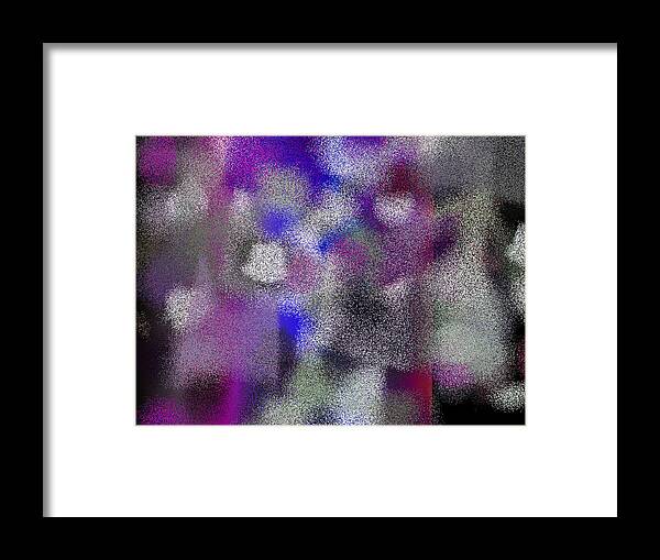 Abstract Framed Print featuring the digital art T.1.265.17.4x3.5120x3840 by Gareth Lewis