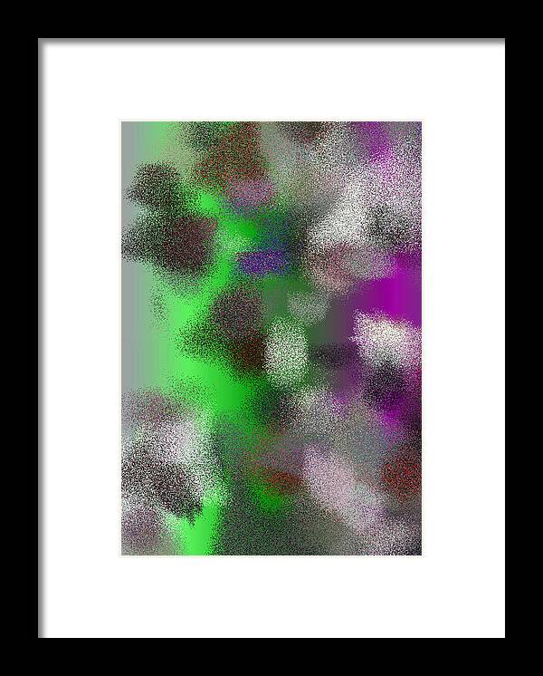 Abstract Framed Print featuring the digital art T.1.286.18.5x7.3657x5120 by Gareth Lewis