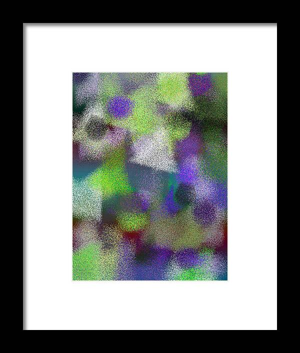 Abstract Framed Print featuring the digital art T.1.968.61.3x4.3840x5120 by Gareth Lewis