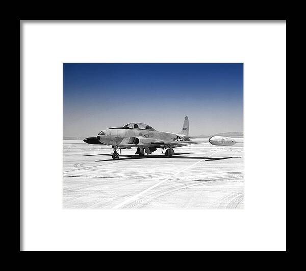Jet Framed Print featuring the photograph T33 A Jet by Greg Moores