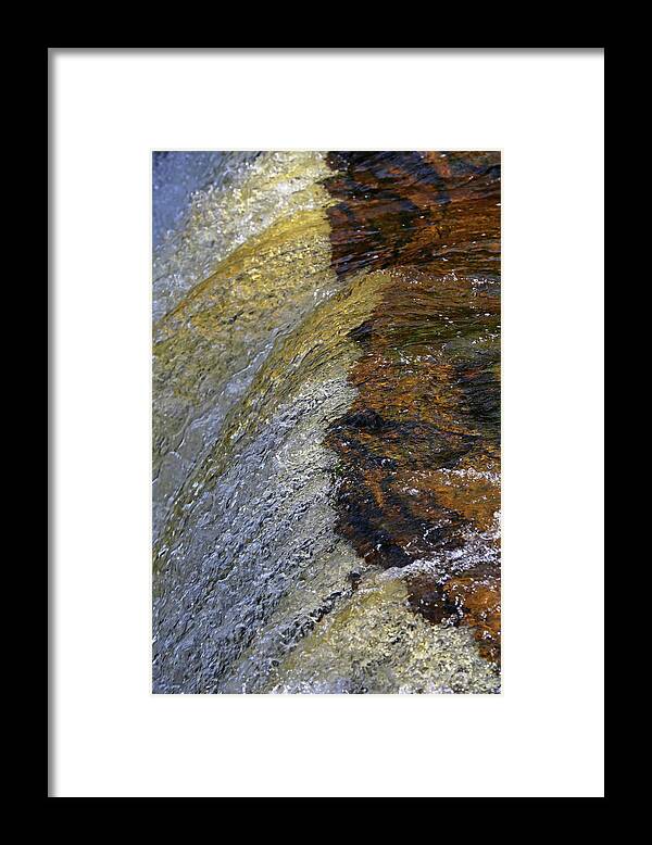 Tahquamenon Falls Framed Print featuring the photograph Tahquamenon Upper Falls 2 by Mary Bedy
