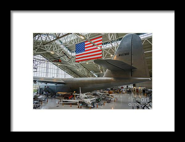Evergreen Aviation & Space Museum Framed Print featuring the photograph Tail Feathers by Jon Burch Photography