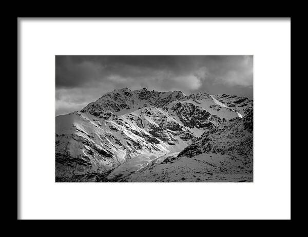 Alaska Framed Print featuring the photograph Talkeetna Mountains, Alaska by Scott Slone