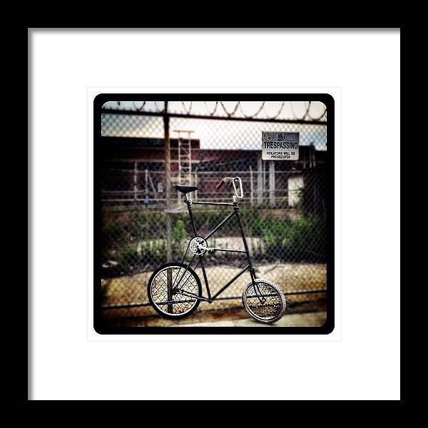 Bicycle Framed Print featuring the photograph Tall Bike by Natasha Marco