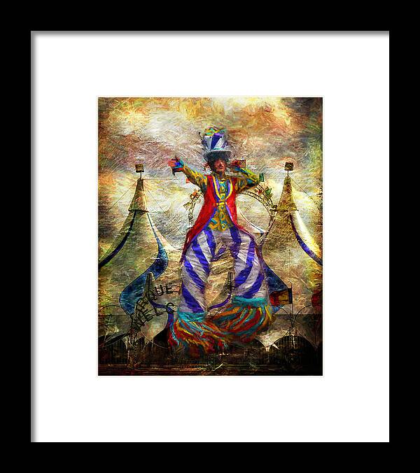 Circus Framed Print featuring the photograph Tall Performer by Pete Rems