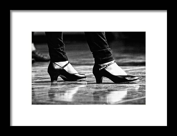 Tap Framed Print featuring the photograph Tap Shoes by Lauri Novak