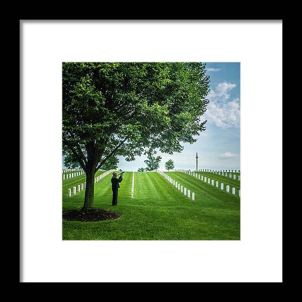 Taps Framed Print featuring the photograph Taps Color by Al Harden
