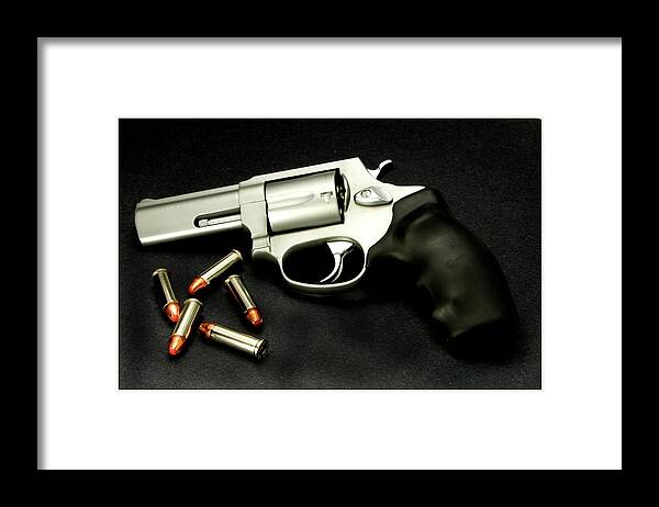 Pistol Framed Print featuring the photograph Tarus .38 Special by Ron Roberts