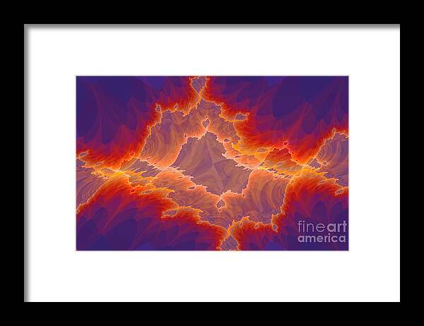 Tattered Framed Print featuring the digital art Tattered by Ronald Bissett