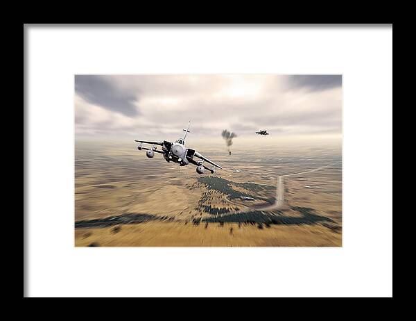 Tornado Gr4 Framed Print featuring the digital art Telic Strike by Airpower Art