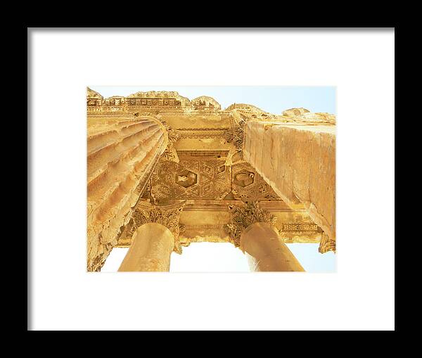 Marwan Khoury Framed Print featuring the photograph Temple of Bacchus by Marwan George Khoury