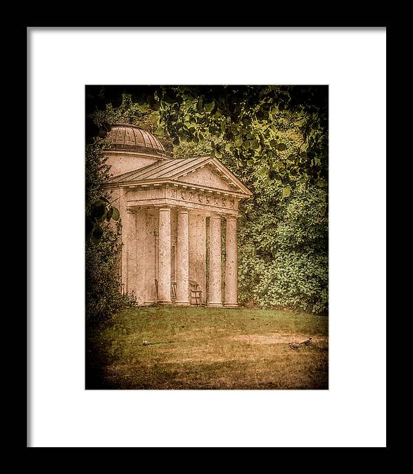 England Framed Print featuring the photograph Kew Gardens, England - Temple of Bellona by Mark Forte