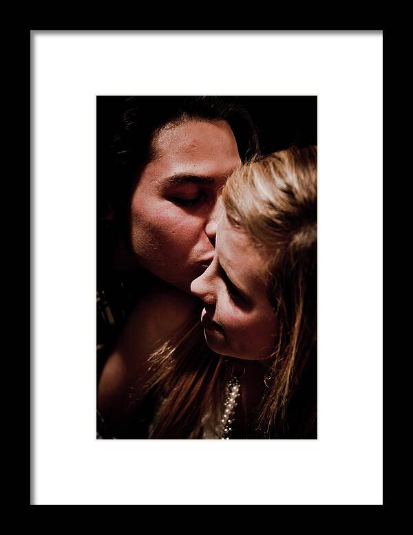 Kiss Framed Print featuring the photograph Tender Smooch by Scott Sawyer