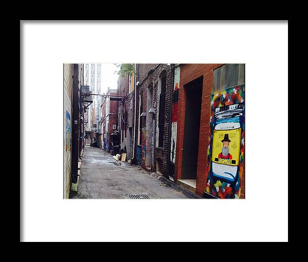 Graffiti Framed Print featuring the photograph Tennessee Alley by Joyce Kimble Smith
