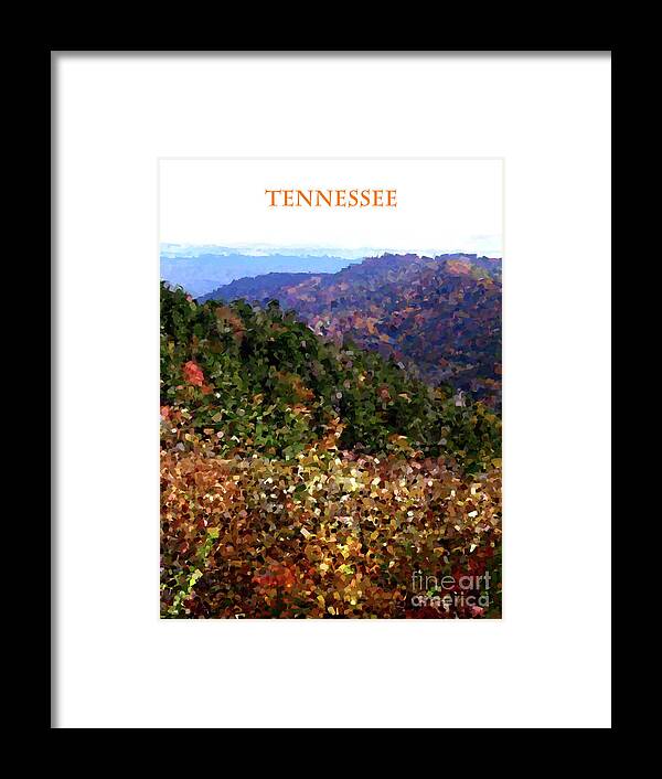 Tennessee Framed Print featuring the digital art Tennessee by Phil Perkins