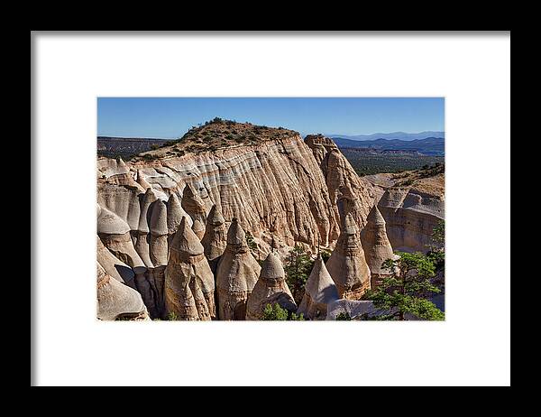 New Mexico Framed Print featuring the photograph Tent Rocks - New Mexico #2 by Stuart Litoff