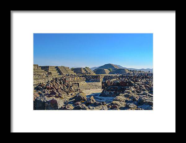Mexico Framed Print featuring the photograph Teotihuacan Mexico by Ksenia VanderHoff