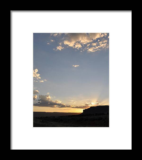 Utah Framed Print featuring the photograph Tequilla Sunrise II by Everett Bowers