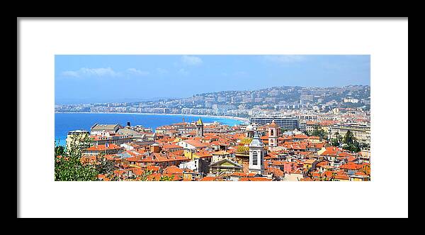 Nice Framed Print featuring the photograph Terra Cotta Roofs by Corinne Rhode
